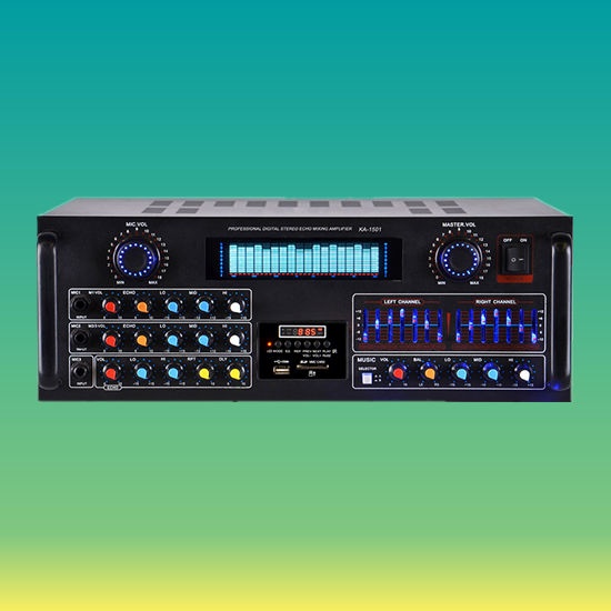 Bluetooth power amplifier with USB and FM radio