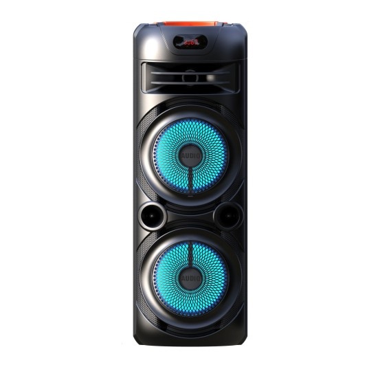 Dual 8 Bluetooth speaker with rechargeable battery
