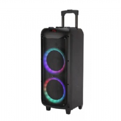 2022 NEW Double 8 inch WOOD battery speaker