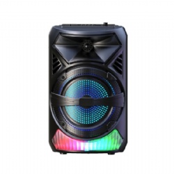 Bluetooth portable speaker with color light