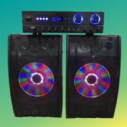 10 Karaoke Speaker System with Amplifier