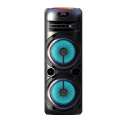 Dual 8 Bluetooth speaker with rechargeable battery